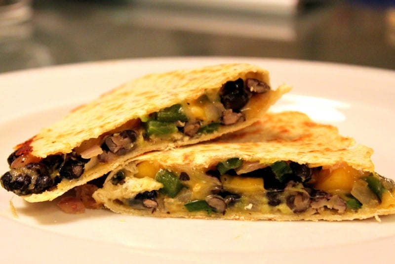 Poblano, Mango, Avocado and Black Bean Quesadillas The Picky Eater